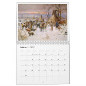 チャールズMラッセルアメリカ カレンダー (2月 2027)