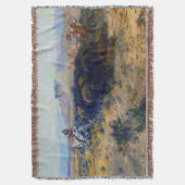 チャールズMラッセルザバッファロー狩り1899 スローブランケット (正面縦)