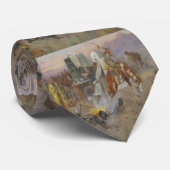 チャールズMラッセル – ブロンクアットカウキャンプ ネクタイ (ロール)