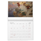 チャールズM.ラッセル カレンダー (1月 2026)