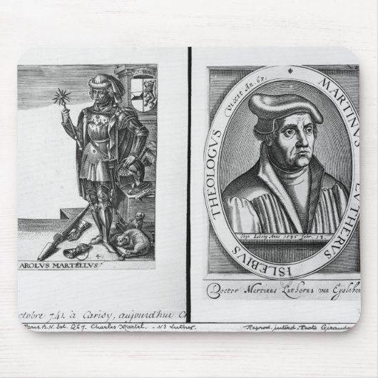 チャールズMartelおよびマーティンLuther マウスパッド (正面)