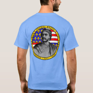 チャールズMartelポートレートのシールのワイシャツ Tシャツ