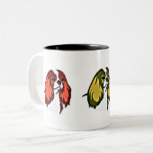 チャールズMug無頓着な王 ツートーンマグカップ (正面左)