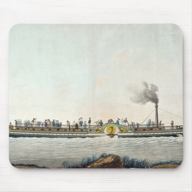 チャールズPhilippeの最初の蒸気船 マウスパッド (正面)
