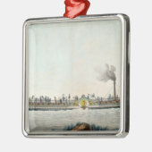 チャールズPhilippeの最初の蒸気船 メタルオーナメント (左)