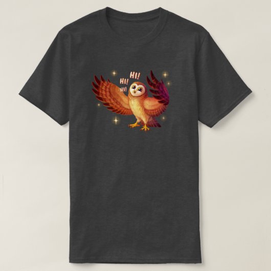 チャールズTシャツ – グレー Tシャツ (デザイン正面)