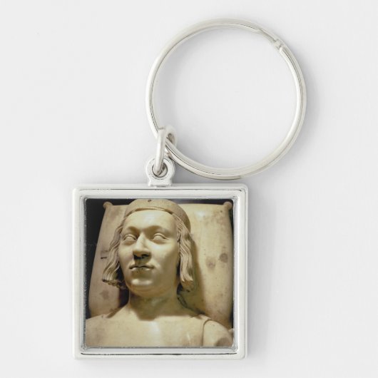 チャールズV 「賢い」(1338-80年の)墓彫像、c.1364 キーホルダー (正面)