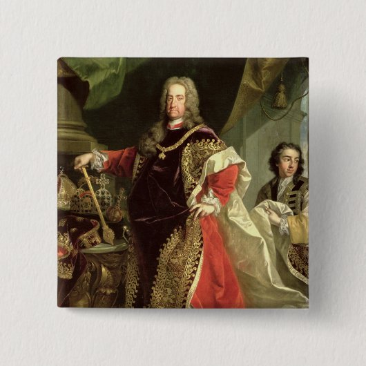 チャールズVIの神聖ローマ皇帝の身に着けていること 缶バッジ (正面)