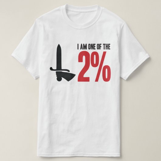 チャールトン・アスレティック赤くおよび黒い2% Tシャツ (デザイン正面)