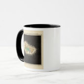 チャールマーニュ帝国814年を展示 マグカップ (正面左)