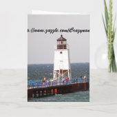 チャールヴォイクスライトハウスグリーティングカード カード (裏面)