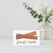 チャーロ生地パティシエベーカリースペインの食品 名刺 (スタンド正面)