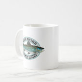 チャー魚釣り コーヒーマグカップ (正面左)