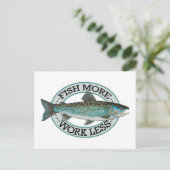 チャー魚釣り ポストカード (スタンド正面)