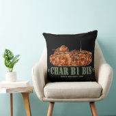 チャーB1 bis世界大戦2重フランスの戦車WWII クッション (椅子)