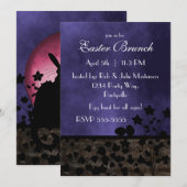 チャ・ノワール イースター 招待状 (正面/裏面)