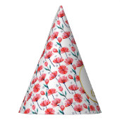 チュかわいらしーリカスタムップ文字ハッピーバースデー パーティーハット (左)