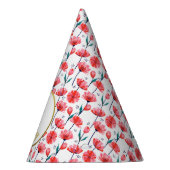 チュかわいらしーリカスタムップ文字ハッピーバースデー パーティーハット (右)