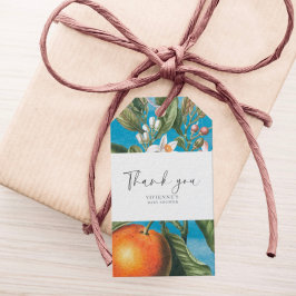 チュイクベイビー イン ブルーム ベイビー シャワー | アーチ サンクスユー ギフトタグ