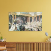 チュイルリーでのディナー， 1867 キャンバスプリント (インサイチュ (リビング))