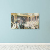 チュイルリーでのディナー， 1867 キャンバスプリント (インサイチュ (ウッドフロア))