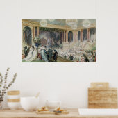 チュイルリーでのディナー， 1867 ポスター (キッチン)