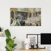 チュイルリーでのディナー， 1867 ポスター (ホームオフィス)