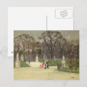 チュイルリーで ポストカード (正面/裏面)