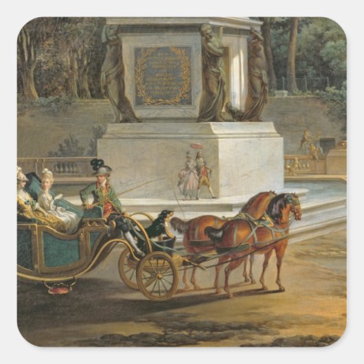 チュイルリーの入り口 スクエアシール (正面)