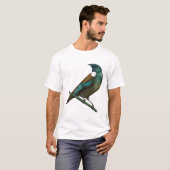 チュイ・ニュージランド・バード Tシャツ (正面フル)