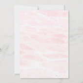 チュウかわいい誕生日パーティの招待状 招待状 (裏面)