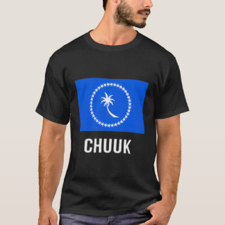 チュウク国旗のシャツ・チュウケ Tシャツ