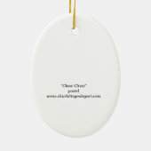 チュウチュドッグアートオーナメント セラミックオーナメント (裏面)