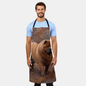 チュウチョウin紅葉秋インスパイア エプロン (着用した状態)