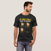 チュウ犬ママパパ訓練ガイド犬 Tシャツ (正面フル)
