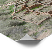 チュオニ遺跡、バンデライエル国定記念物、ニューメキシコ州 ポスター (角)