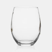 チュカルパトリッジアート ステムなしワイングラス (左)