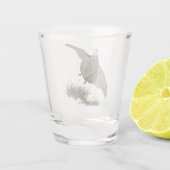 チュカルパトリッジ，アート ショットグラス (裏面)