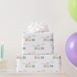 チュガチュガトレインのお誕生日おめでとう ラッピングペーパー