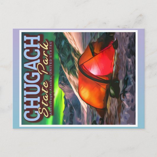 チュガック州パーク – アンカレッジアラスカ ポストカード (正面)