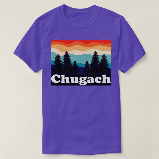 チュガッチャアラスカレトロ Tシャツ (デザイン正面)