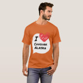 チュギーク・アラスカが大好き Tシャツ (正面フル)