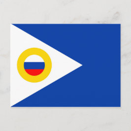 チュコツカ国旗ロシア共和国地域 ポストカード