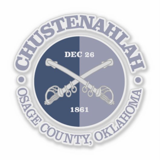 チュステナフラ(B&G) シール (正面)