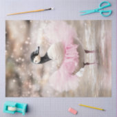 チュチお洒落ュのカナダのガチョウを切り離す 薄葉紙 (クラフト)