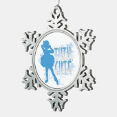 チュチキュート(青) スノーフレークピューターオーナメント (右)