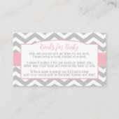 チュチュかわいいバレエ赤ちゃんシャワー予約リクエスト エンクロージャーカード (正面)