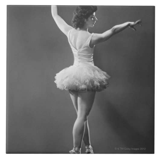 チュチュのバレリーナ タイル (正面)