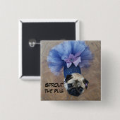 チュチュの芽 缶バッジ (正面&裏面)