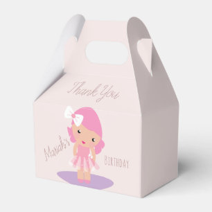チュチュガールの誕生日バレリーナ ピンクのキャラクター フェイバーボックス